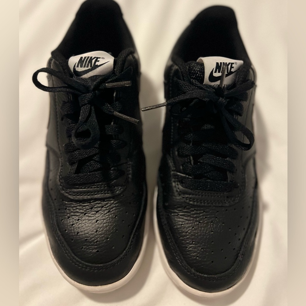 Nike Black Leather Sneakers